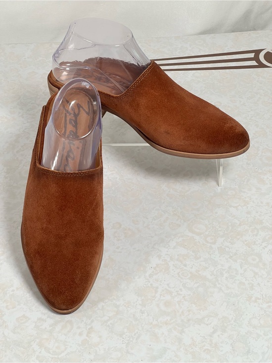 Zodiac Shoes - Zodiac Brown Suede Slip-On Mules Slides Western Boho Shoes Women's Sz 7, EUR 37